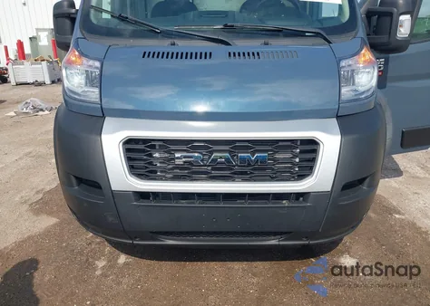 2019 Ram Promaster 3500 Cargo Van High Roof 159 Wb Ext из США, поврежденный, VIN 3C6URVJG7KE544609